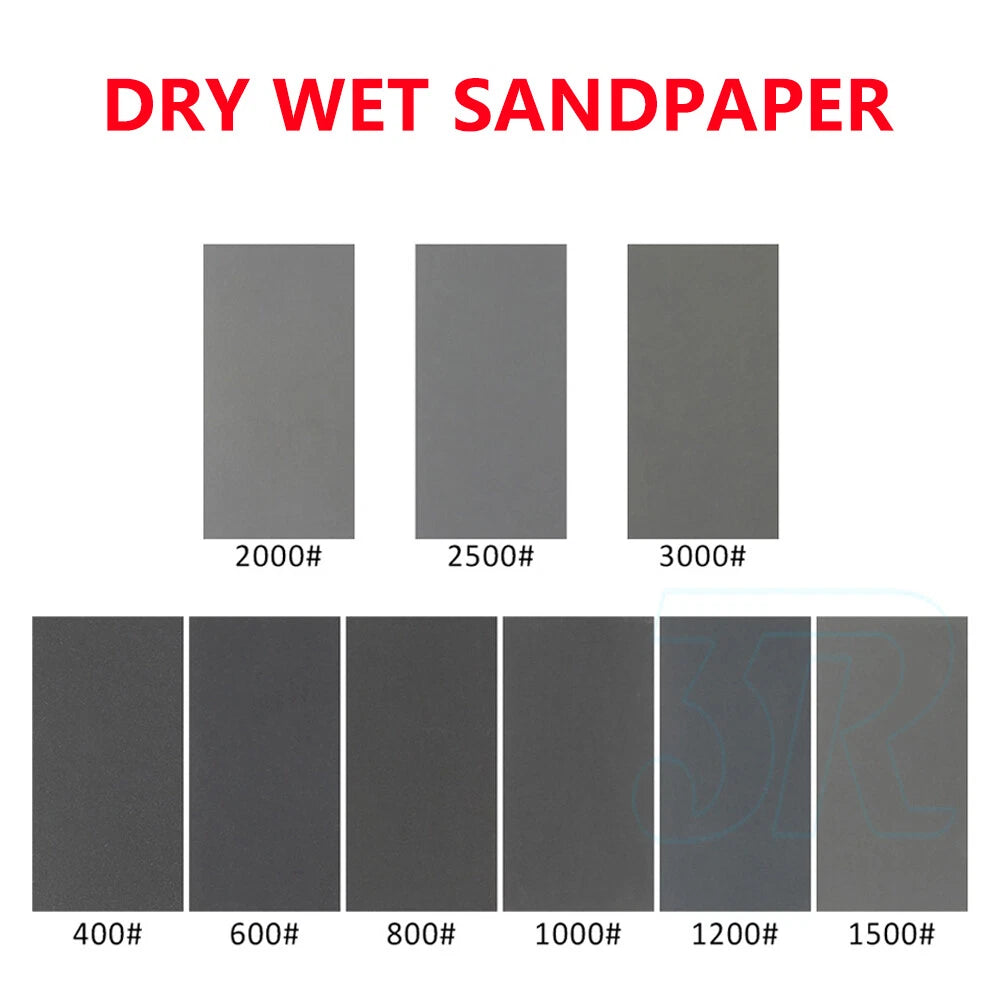 36x Sandpaper Wet Dry Sanding Sheet 400 600 800 1000 1200 1500 2000 3000 Grit - view 3