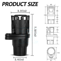 Adjustable 2in1 Car Seat Cup Holder Water Bottle Drink Coffee Cleanse Storage - view 2
