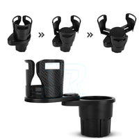 Adjustable 2in1 Car Seat Cup Holder Water Bottle Drink Coffee Cleanse Storage - view 3