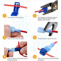 260PCS T-Tap Electrical Wire Crimp Terminals Quick Splice Cable Connectors Kit - view 4
