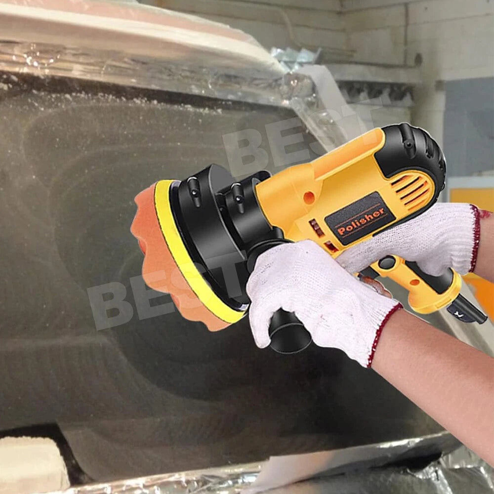700W Electric Car Polisher 125mm Portable Polishing Machine Waxer
