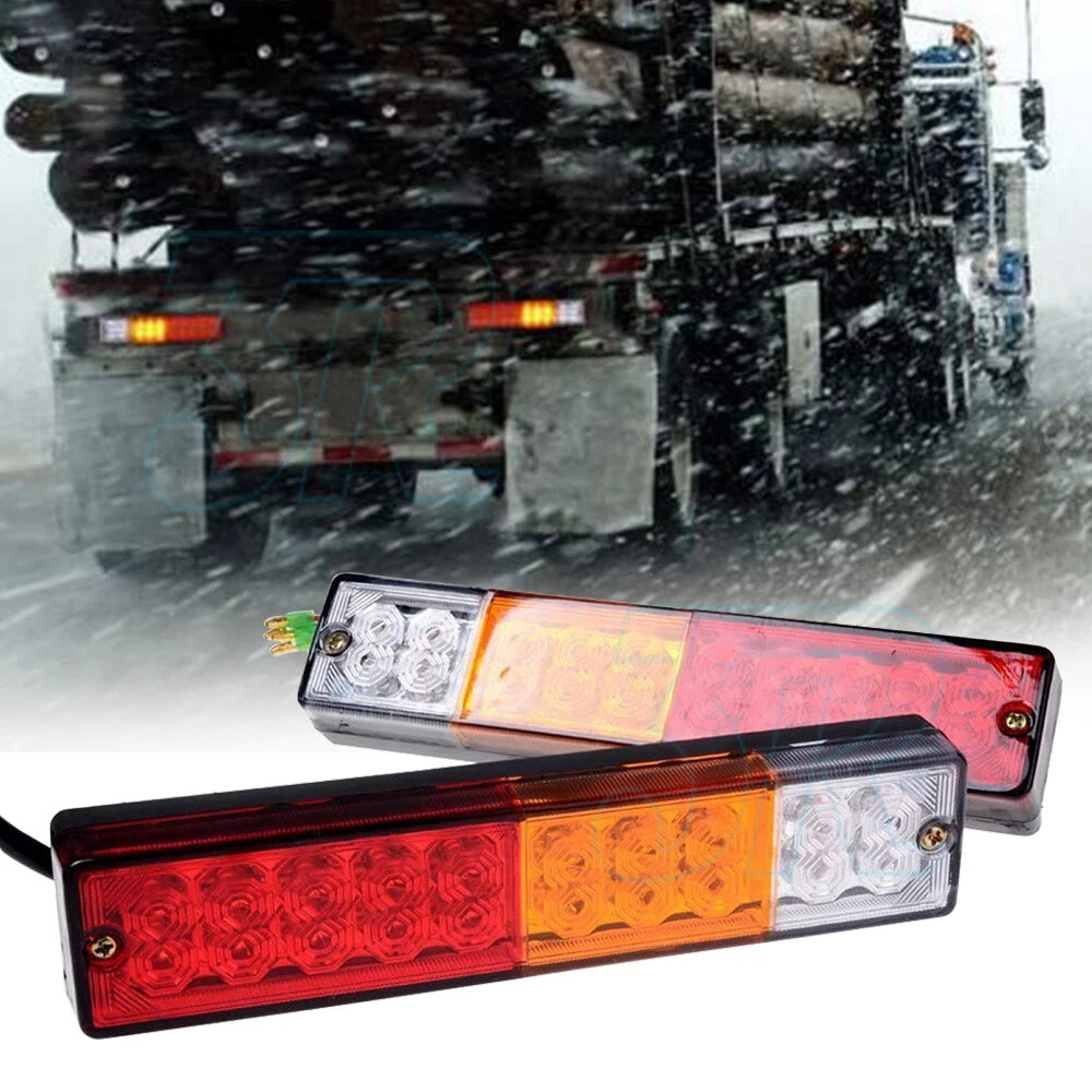 2x Trailer lights 20 LED STOP TAIL INDICATOR TRUCK CAMPER LIGHT UTE 4WD 12V - view 9