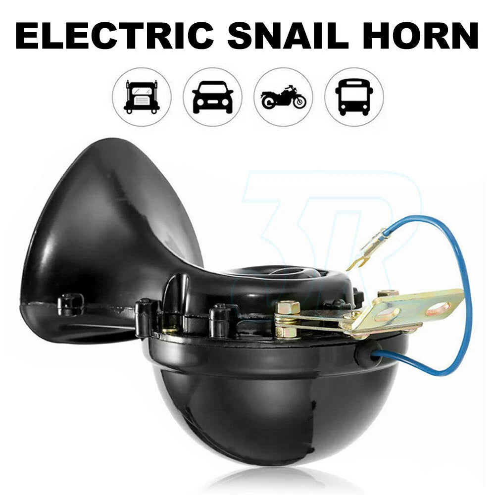 12V 300DB Air Horn Super Loud Snail Horns Siren for Motorcycle Car Truck Boat - view 1