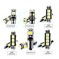 23x Car 12v Led Festoon Interior White Light Bulb 5050 5smd Auto Dome Globe DF - view 2