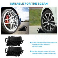 4pcs Heavy Duty Wheel Chock Tough Chocks Stops Car Trailer Boat Caravan - view 4