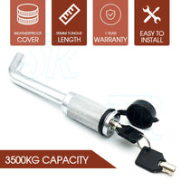 Trailer 5/8" Hitch Pin Lock Security Hitch Receiver Tow Bar Caravan Anti Theft - view 2