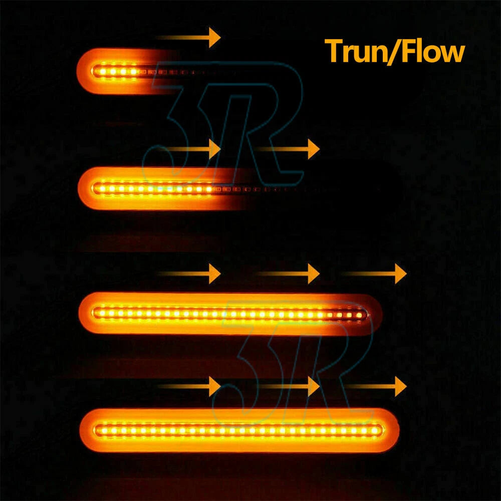 2x 100 LED Neon Tail Lights Sequential Rear Taillight Car Truck Trailer Ute - view 3