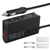 3 Way 12V USB Car Cigarette Splitter Lighter Charger Socket Adapter Plug Power