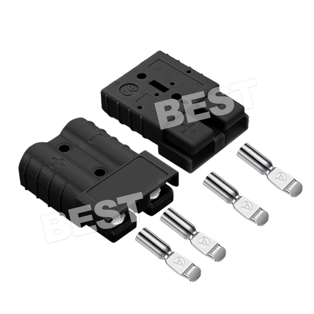 10PCS Connectors Anderson Style Plug DC Power 50AMP Solar Caravan 6AWG BLACK - view 1