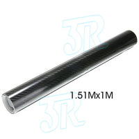 1.51 X 1M 5D GLOSS BLACK CARBON FIBER FIBRE CAR VINYL WRAP FILM ROLL AIR RELEASE - view 8