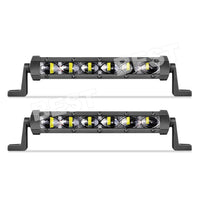 2x 7"inch LED Light Bar 60W Slim 6D Single Row Driving Beam Work Lamp Marine - view 1