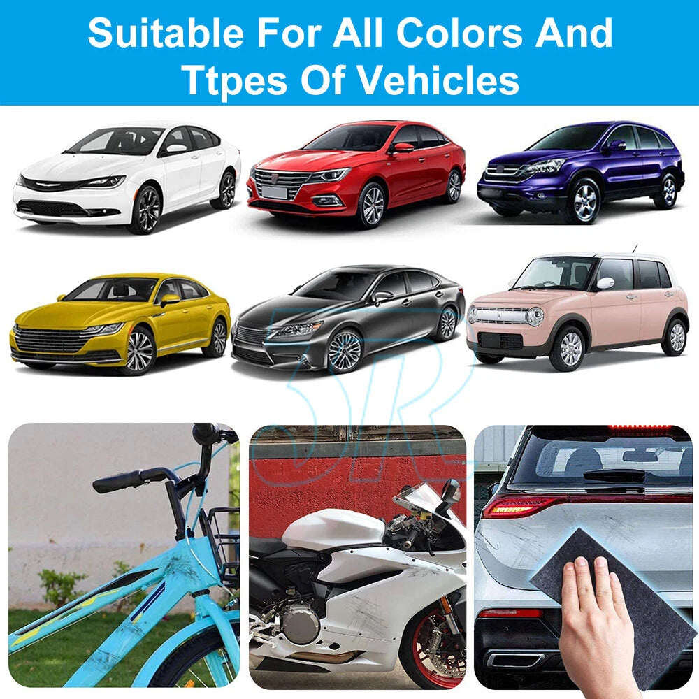 6Pcs Nano Magic Car Scratch Remover Cloth Polish Scuffs Surface Dirty removal - view 7