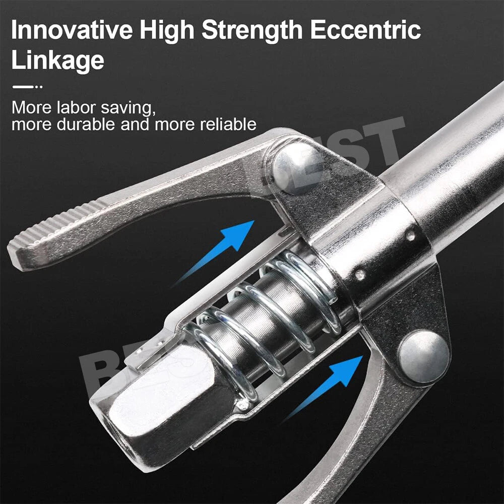 Grease Tool Coupler Heavy-Duty Quick Lock Double Handle Leak-Free Grease Gun - view 4