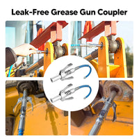 Grease Tool Coupler Heavy-Duty Quick Lock Double Handle Leak-Free Grease Gun - view 8