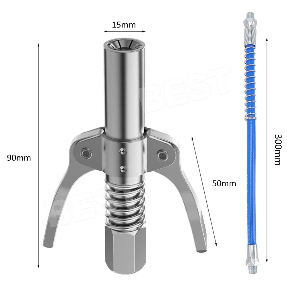 Grease Tool Coupler Heavy-Duty Quick Lock Double Handle Leak-Free Grease Gun - view 9