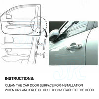 8PCS Clear Car Side Door Edge Defender Protector Trim Guard Protection Strip - view 3