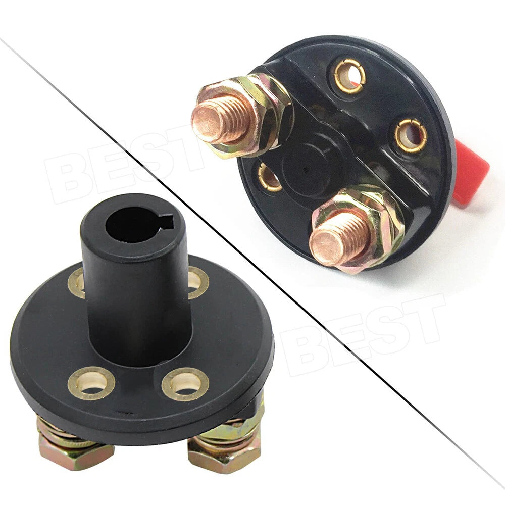 2x Disconnect 12V Battery Isolator Switch Cut Off Power Kill Key Car Marine Boat - view 2