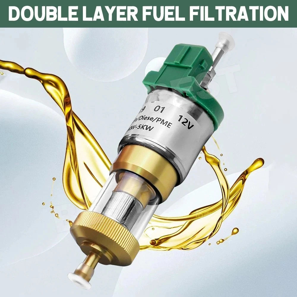 Upgrade 12V Ultra-low Noise Heater Fuel Pump For 1kw-5kw Air Diesel Parking - view 4