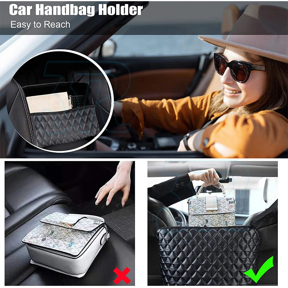 Advanced Between Car Seat Storage Bag Net Pocket Handbag Holder Organizer Bag - view 1