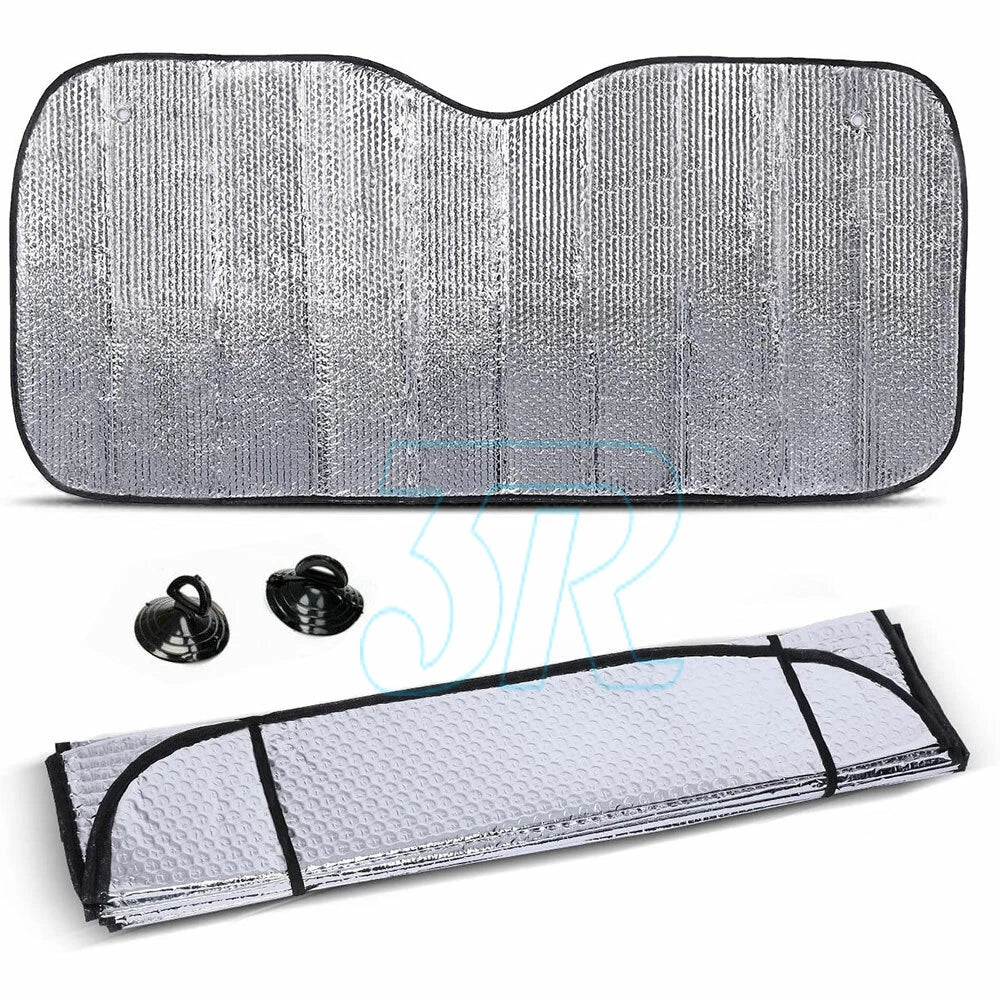 Car Windscreen Sun Shade Heat Reflective Windshield Front Rear Window UV Block - view 1
