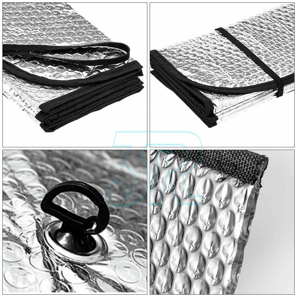 Car Windscreen Sun Shade Heat Reflective Windshield Front Rear Window UV Block - view 7