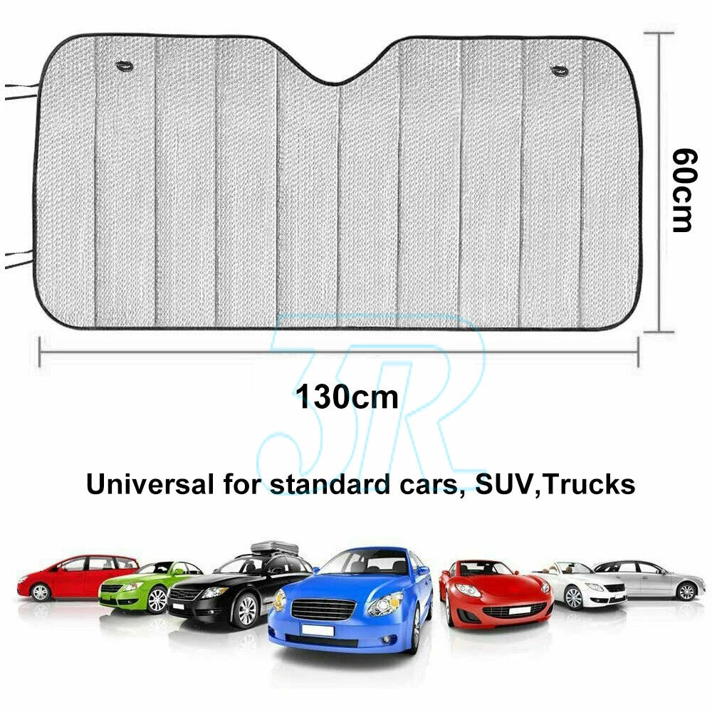 Car Windscreen Sun Shade Heat Reflective Windshield Front Rear Window UV Block - view 8