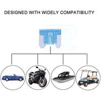 10x Add A Circuit Fuse Tap Car Mini Blade Fuse Box Holder 12V Low Profile - view 2