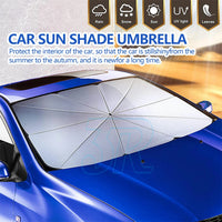 2x Car Windshield Sunshade Umbrella Foldable Front Window Cover Visor Sun Shade - view 3