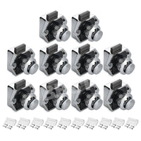 10X Push Button Drawer Cupboard Door Catch Lock RV Caravan Cabinet Knob Tools - view 8