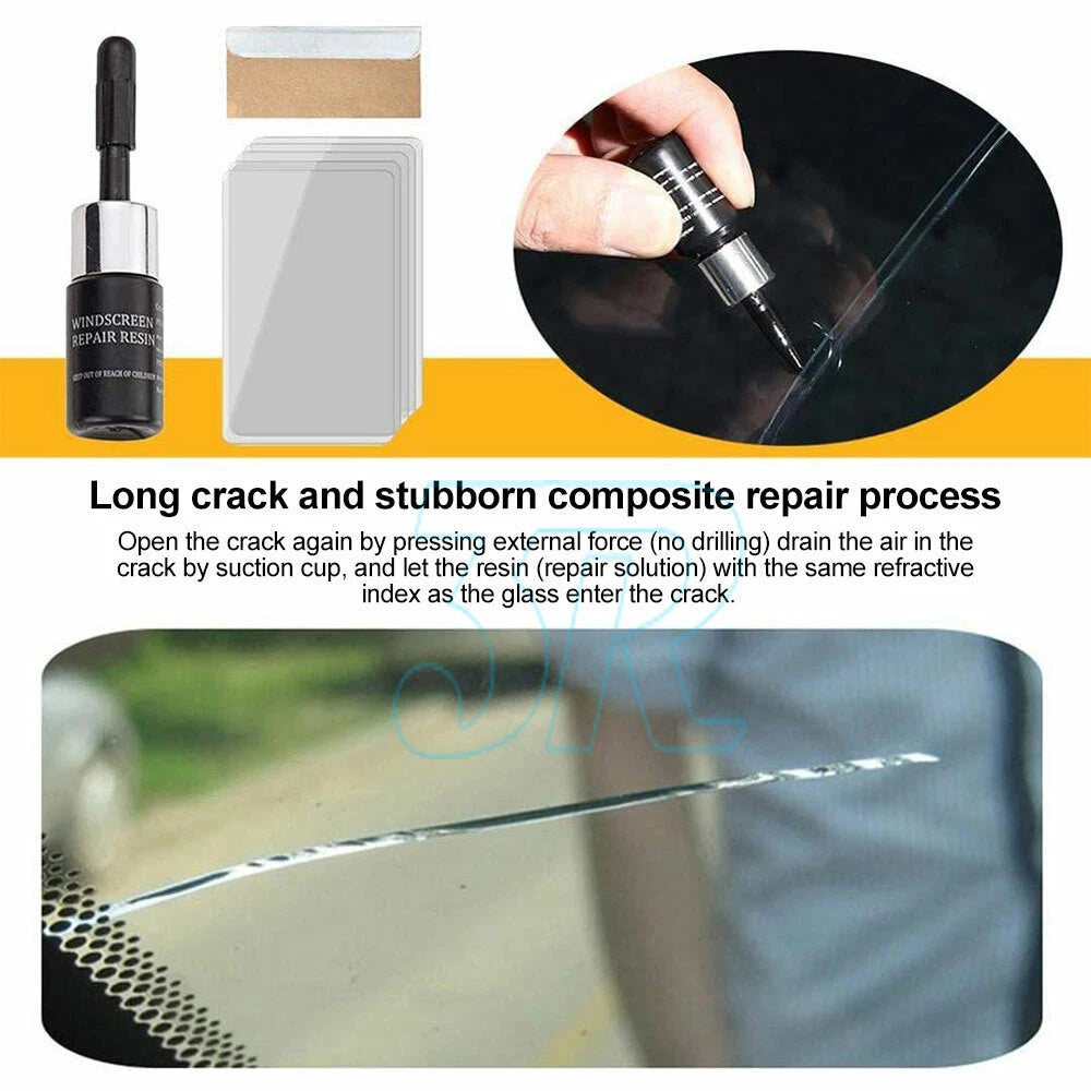 Repair Glass Windshield Kit Window Crack Car Tool Screen Resin Phone - view 2