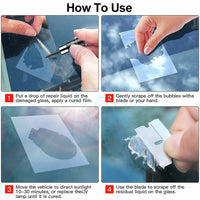 Repair Glass Windshield Kit Window Crack Car Tool Screen Resin Phone - view 8