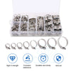 Stainless Steel Hose Clamps Clips Range Worm Gear Pipe Clamp Kit