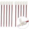 10X LED STRIP LIGHT CONNECTOR SMD 3528 2835 SINGLE 2 WIRE 8MM PCB BOARD ADAPTER