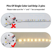 10X LED STRIP LIGHT CONNECTOR SMD 3528 2835 SINGLE 2 WIRE 8MM PCB BOARD ADAPTER - view 5