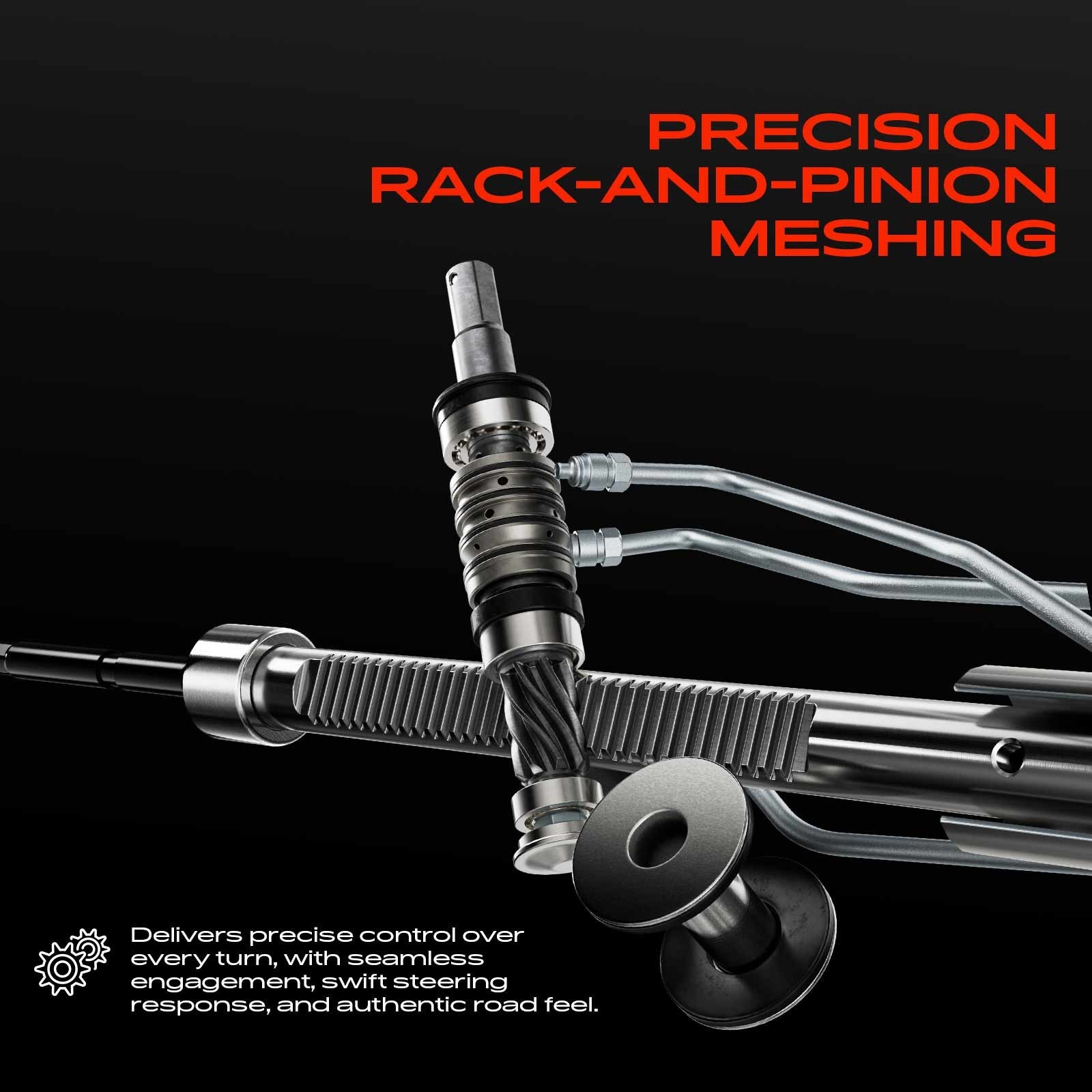 Power Steering Rack for Toyota HiAce GDH300 GDH320 2019-2025 2.8L 1GD-FTV RHD - image 4