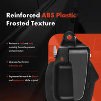 2x Front Left Right Textured Black Inner Door Handle for BMW E36 4-Door 90-00 - image 5