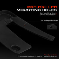 4-Piece Front & Rear Splash Guards Mud Flaps for Mercedes-Benz Sprinter B907 B910 Single tyre - image 4