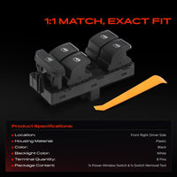 Front Right Window Switch for Volkswagen Arteon Golf Passat 5N AD1 AX1 Tiguan - image 2