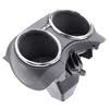 Gray Dual Cup Holder Bracket for Mercedes Benz C219 CLS-Class 2005-2010 Coupe