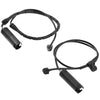2x Front & Rear Brake Pad Wear Sensor for BMW E38 730i 740i 750i E39 528i 535i