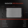 Radiator for BMW X3 F25 2011-2017 2.0L 3.0L N20 N47 B47 N57 SAV Automatic Trans.