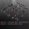 8pcs Front Lower Control Arm Kits for BMW X5 E70 2006-2013 X6 E71 E72 2007-2014