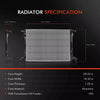 Radiator for Audi A4 8W5 B9 A5 F53 F5P A6 C8 A7 4KA Q5 2015-2023 1.4L 2.0L SUV