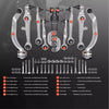 12x Control Arm Ball Joint Tie Rod Suspension Kit for Audi A4 A6 VW Passat Skoda