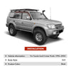 Window Visors Weather Shield for Toyota Landcruiser Prado 90 95 Series 1996-2002