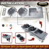 Gray Dual Cup Holder & Coin Tray Box for BMW E46 3-Series 316 318 320 325 330 M3