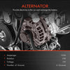 105A Alternator W/4-Pin For Mitsubishi Outlander ZJ ZL ZK Lancer CY3A CY6A 1.8L
