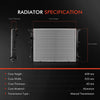 Radiator for Land Rover Defender L316 L317 1998-2016 2.2L 2.4L 2.5L Manual Trans