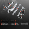 Control Arm Ball Joint Sway Bar Tie Rod Kit for BMW E39 525d 528i 530i 540i Rear