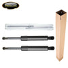 2pcs Gas Struts for Trailer Box Caravans Camper Canopy 233MM Long x 850Newton